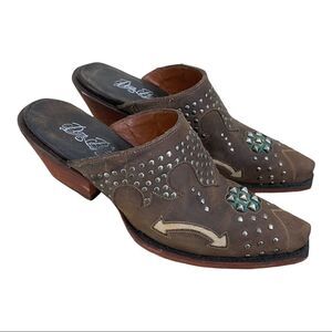Dan Post Western Cowboy Modern Studs Clogs